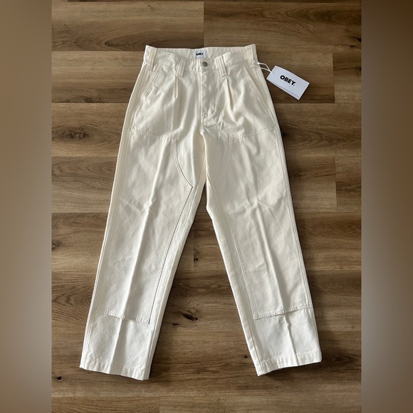 OBEY Turner Work Pants - Size 28 - Relaxed Fit Cotton- NWT - Picture 4 of 16